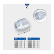 Brilliant Tools 3/4" Zeskant-dopsleutel, 19 mm-1
