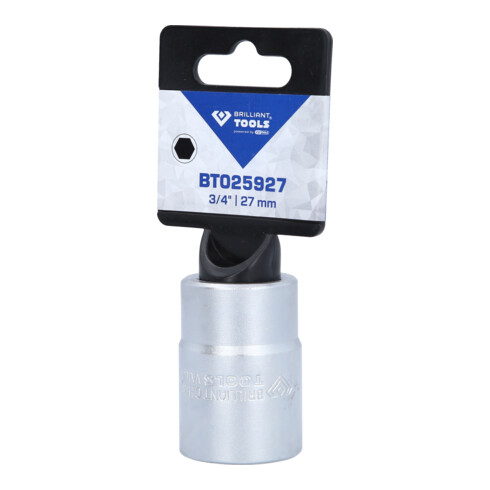 Brilliant Tools 3/4" Zeskant-dopsleutel, 27 mm