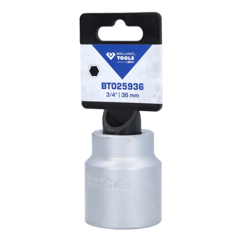 Brilliant Tools 3/4" Zeskant-dopsleutel, 36 mm