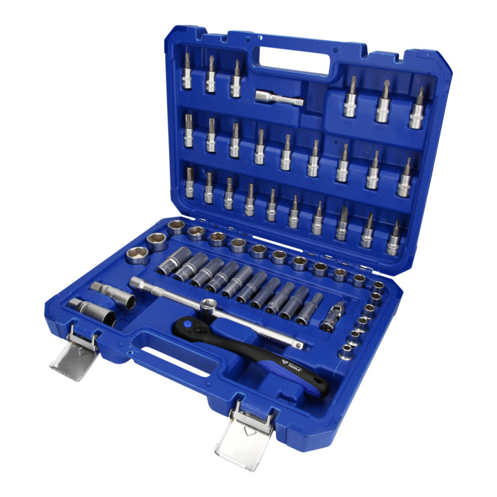 Brilliant Tools 3/8" dopsleutelset, 61 dlg