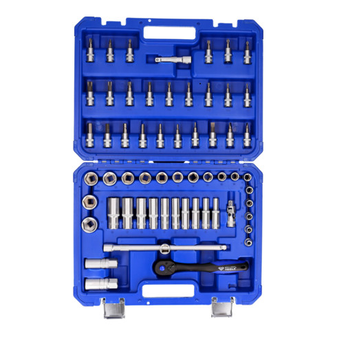 Brilliant Tools 3/8" dopsleutelset, 61 dlg