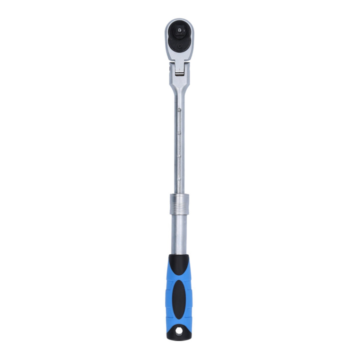 Brilliant Tools 3/8" omschakelbare ratel met telescoop en flexibele kop (250 - 350 mm)