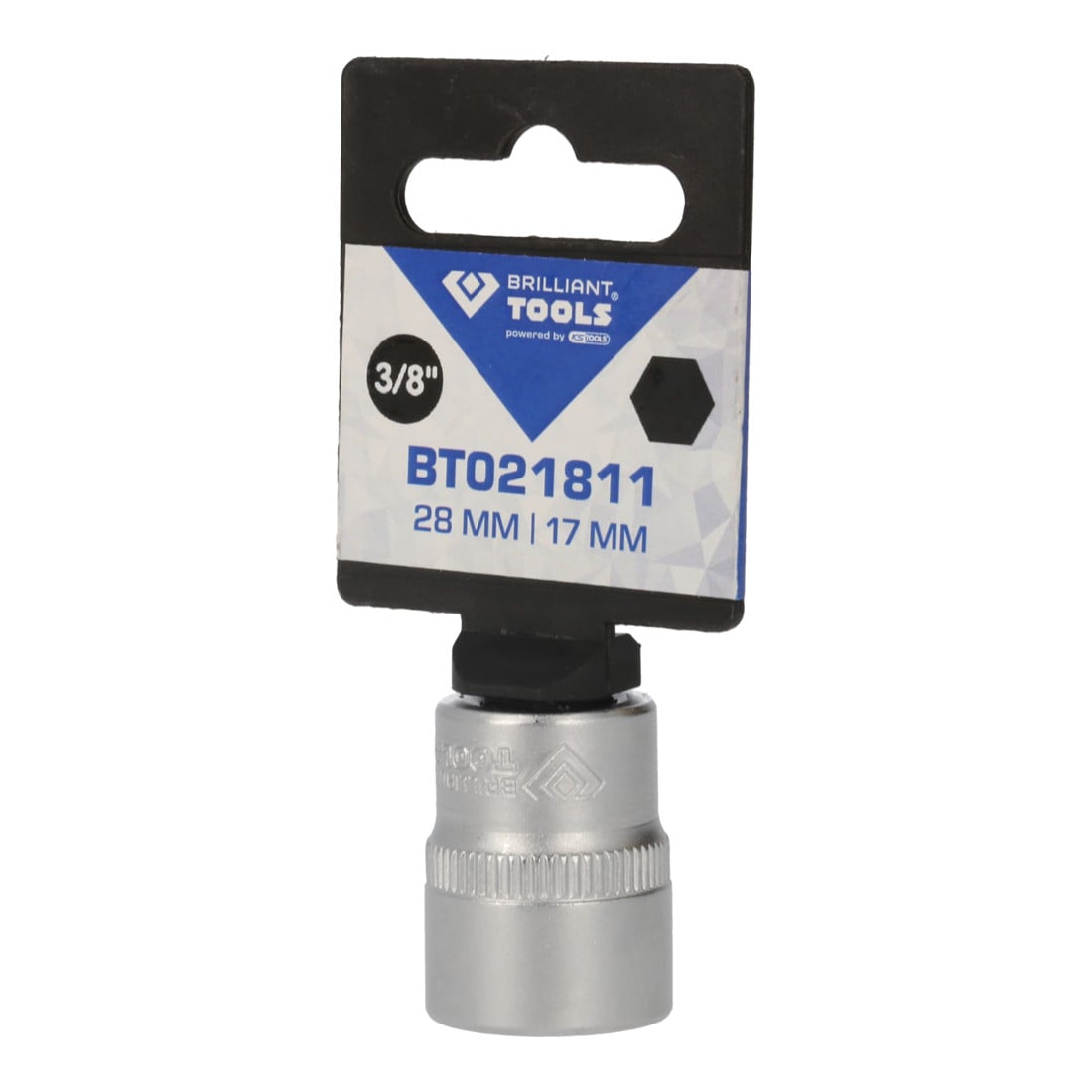 Brilliant Tools 3/8 inch zeskantdop