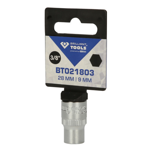 Brilliant Tools 3/8 inch zeskantdop