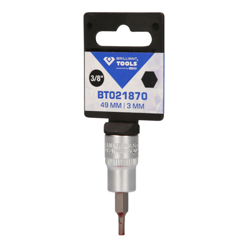 Brilliant Tools 3/8 Zoll Innensechskant Bit-Stecknuss