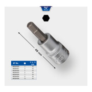 Brilliant Tools 3/8 Zoll Innensechskant Bit-Stecknuss