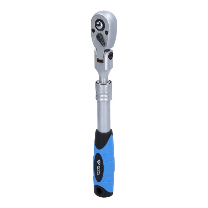 Brilliant Tools 3/8 Zoll Teleskop-Umschaltknarre mit flexibelem Kopf (250 - 350 mm)