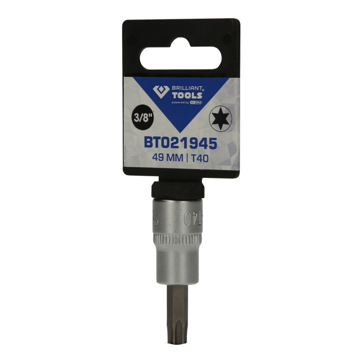 Brilliant Tools 3/8 Zoll TX-Bit-Stecknuss, T40