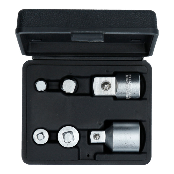 Brilliant Tools Adapterset, 6 dlg, 1/4" + 3/8" + 1/2" + 3/4"