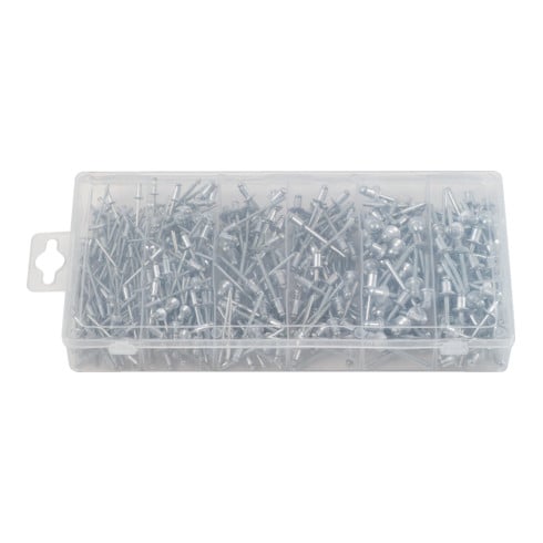 Brilliant Tools Assortiment de rivets aveugles, 400 pcs, 2, 4 - 3, 2 - 4 - 4, 8 mm