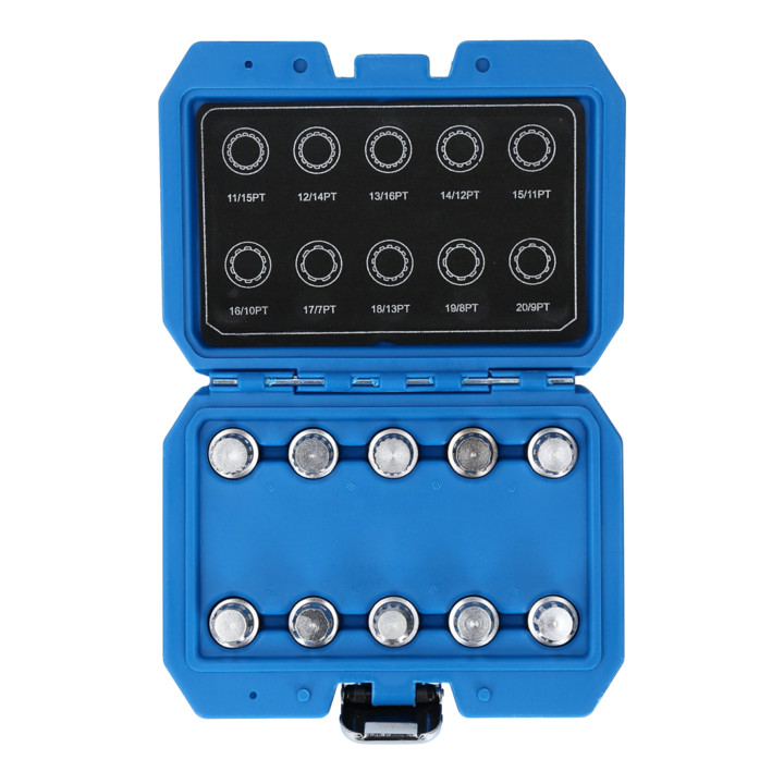 Brilliant Tools Assortiment de systèmes antivols de roue pour BMW, 10 pcs, BT691170