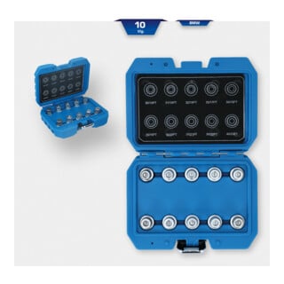 Brilliant Tools Assortiment de systèmes antivols de roue pour BMW, 10 pcs, BT691290