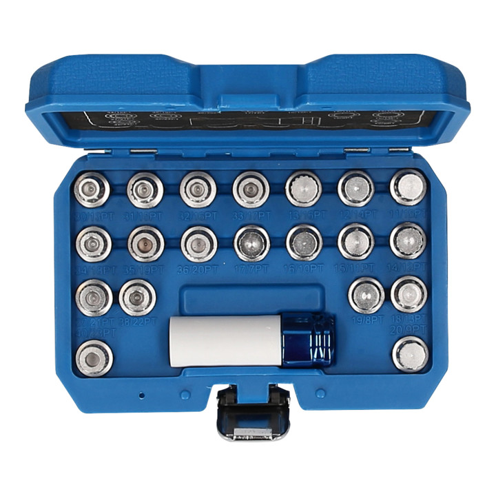 Brilliant Tools Assortiment de systèmes antivols de roue pour BMW, 21 pcs