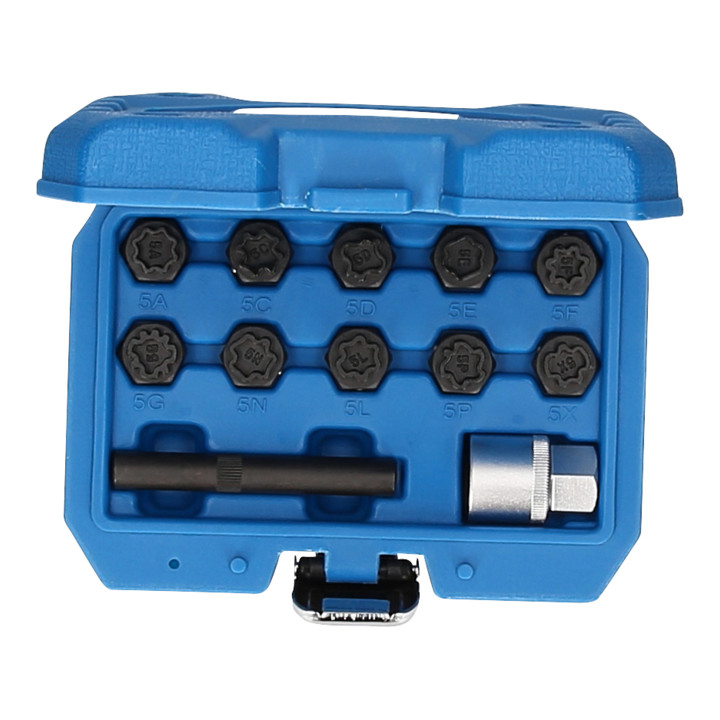 Brilliant Tools Assortiment de systèmes antivols de roue pour Mercedes, 12 pcs