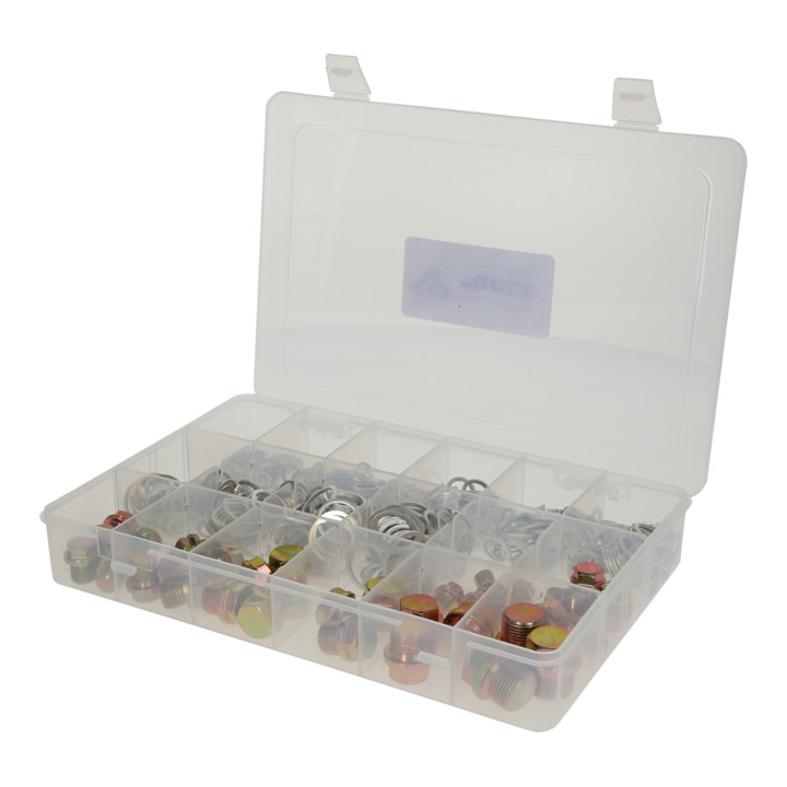 Brilliant Tools Assortiment de vis de vidange et joints, 543 pcs