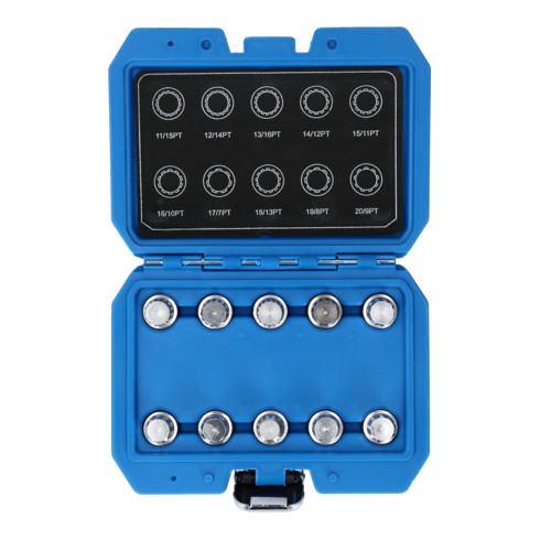 Brilliant Tools Assortimento serrature cerchi per BMW, 10pz.