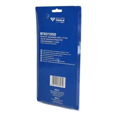 Brilliant Tools Auspuff-Ziehhaken-Satz, 2-tlg