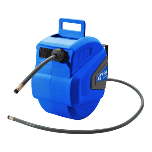 Brilliant Tools Avvolgitubi per aria compressa automatico, Ø 10mmx15m