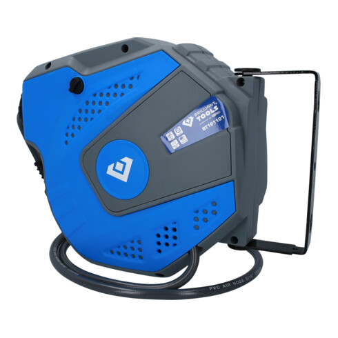 Brilliant Tools Avvolgitubi per aria compressa automatico, Ø 8mmx10 m