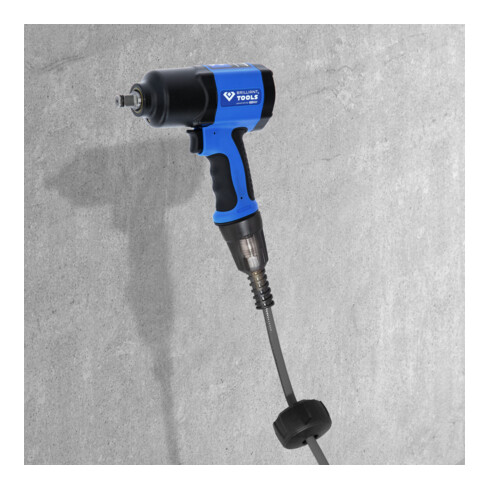 Brilliant Tools Avvolgitubi per aria compressa automatico, Ø 8mmx10 m