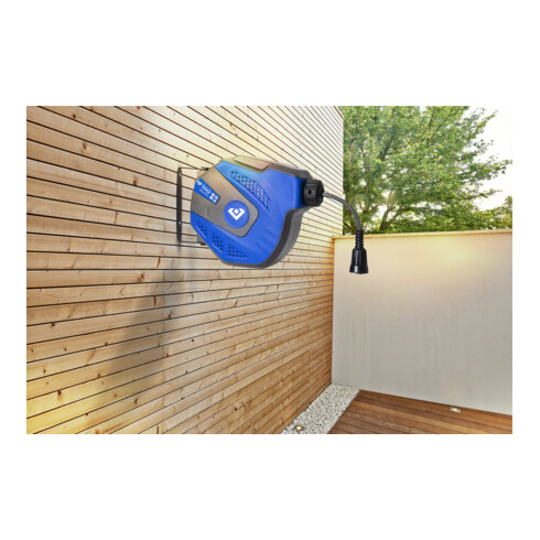 Brilliant Tools Avvolgitubi per aria compressa automatico, Ø 8mmx10 m