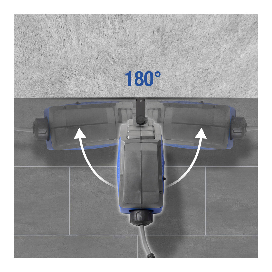 Brilliant Tools Avvolgitubi per aria compressa automatico, Ø 8mmx10 m
