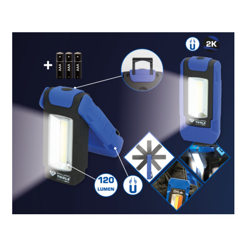 Brilliant Tools Baladeuse LEDS à tête inclinable à 360°