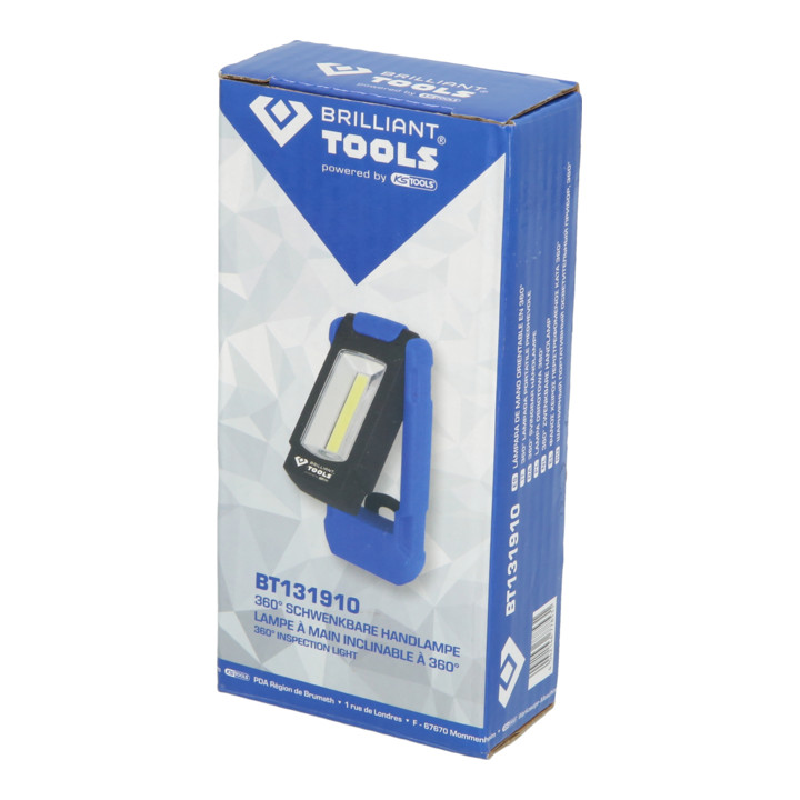 Brilliant Tools Baladeuse LEDS à tête inclinable à 360°
