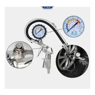 Brilliant Tools Bandenspanningsmeter, 0-16 bar