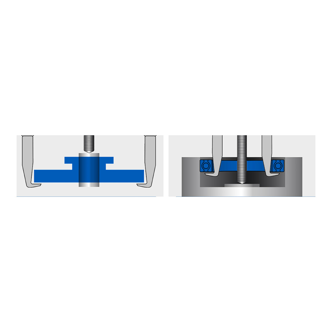 Brilliant Tools Binnen- en buitentrekkerset, 5-dlg