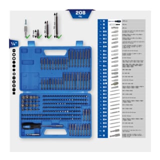 Brilliant Tools Bit-Satz, 208-tlg