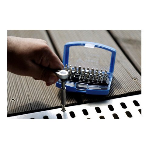 Brilliant Tools Bit-Satz mit Bit-Umschaltratsche, 32-tlg