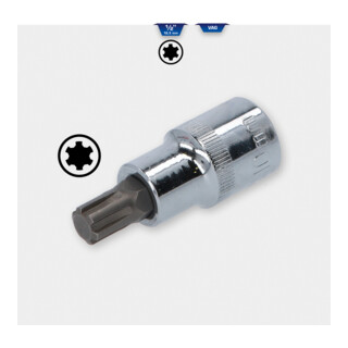 Brilliant Tools bitdop, lengte 54 mm, aandrijving binnenvierkant 12,5 mm (1/2") voor VAG Polydrive