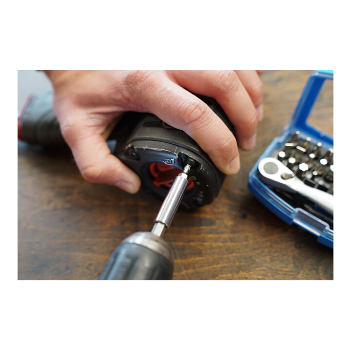 Brilliant Tools Bitset met omschakelbare bit-ratel, 32-dlg