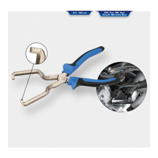 Brilliant Tools Brandstofleiding-ontgrendelingstang