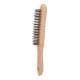 Brilliant Tools Brosse à main en fil inox 3 rangs, 290 mm-2