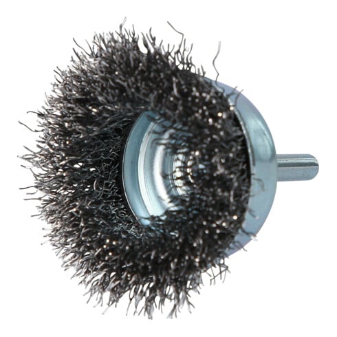 Brilliant Tools Brosse à tamis, Ø 50 mm avec tige de 6 mm