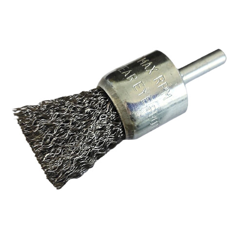 Brilliant Tools Brosse à tête ronde, Ø 25 mm avec fixation 6 mm