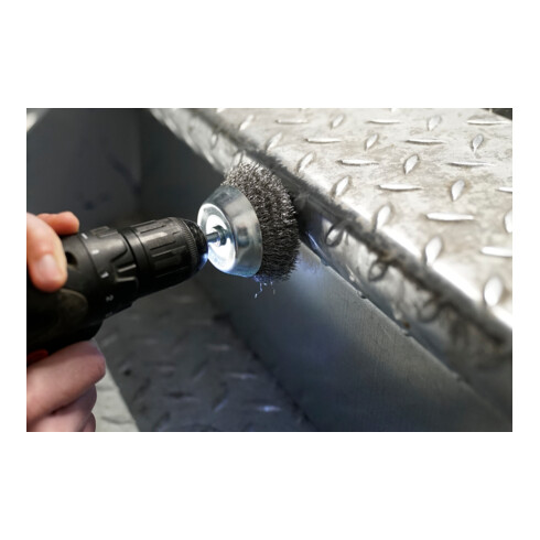 Brilliant Tools Brosse circulaire Ø 65 mm avec fixation M14 x 2,0 mm