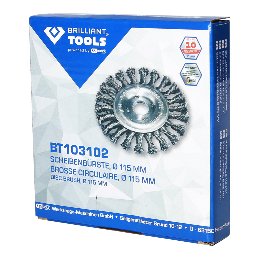 Brilliant Tools Brosse disque, Ø 115 mm