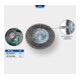 Brilliant Tools Brosse disque, Ø 75 mm avec arbre de 6 mm-1