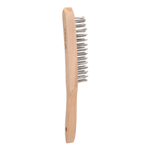 Brilliant Tools Brosse en acier inoxydable à 3 rangées, 290 mm