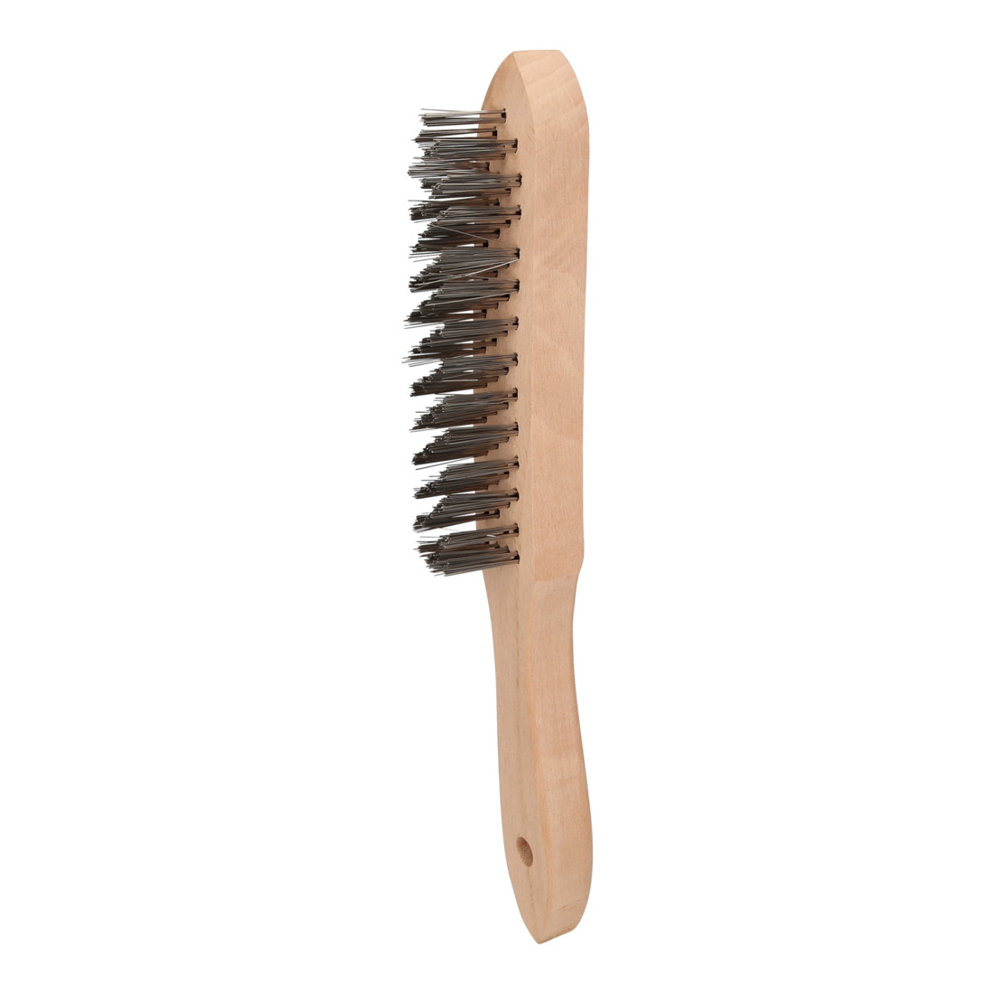 Brilliant Tools Brosse métallique à main en acier 4 rangs, 290 mm