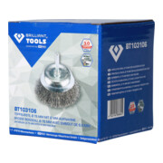 Brilliant Tools Brosse métallique pour perceuse, Ø 75 mm, tige 6 mm-4