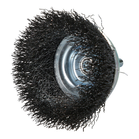 Brilliant Tools Brosse métallique pour perceuse, Ø 75 mm, tige 6 mm
