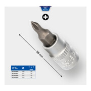 Brilliant Tools Bussola a inserto a croce PH 1/4"