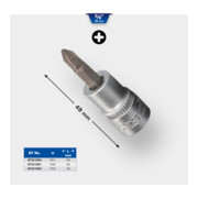 Brilliant Tools Bussola a inserto a croce PH 3/8"