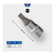 Brilliant Tools Bussola a inserto a intaglio 3/8"-1