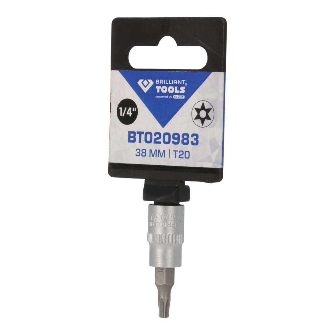 Brilliant Tools Bussola a inserto TX 1/4",con foro