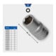 Brilliant Tools Bussola esagonale 1/2"-1